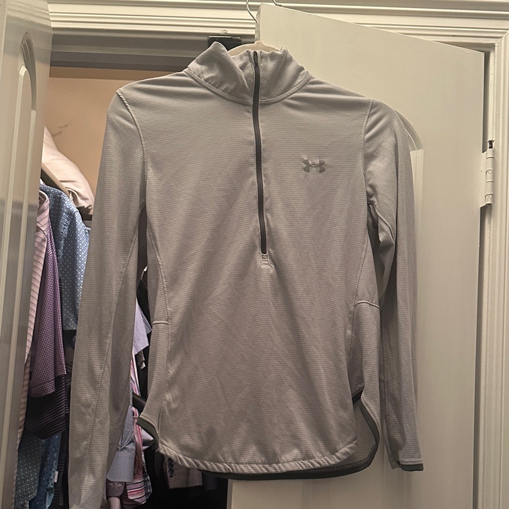 Under Armour Light Gray Performance Pullover